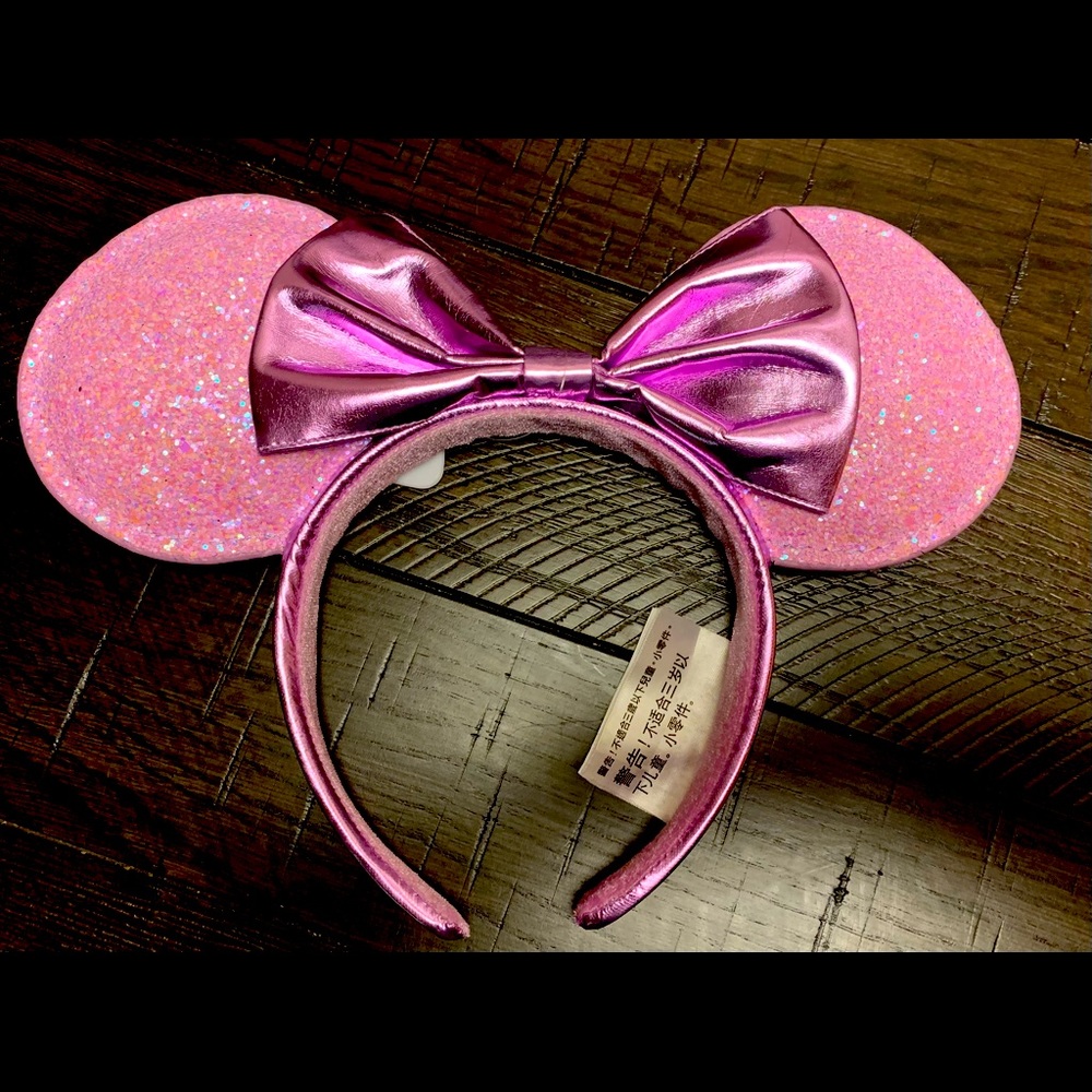 Disney Parks Lavender Sparkle Minnie Ears
